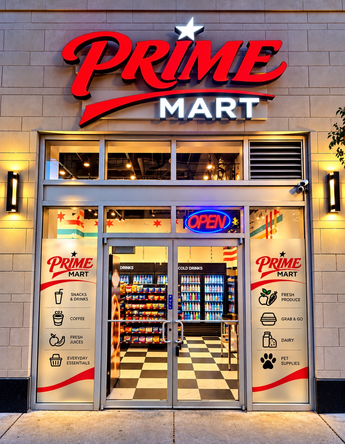 Prime Mart storefront at 605 W Lake Street in Chicago